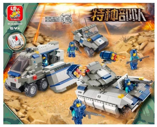 Отзывы SLUBAN Военный спецназ M38-B0209