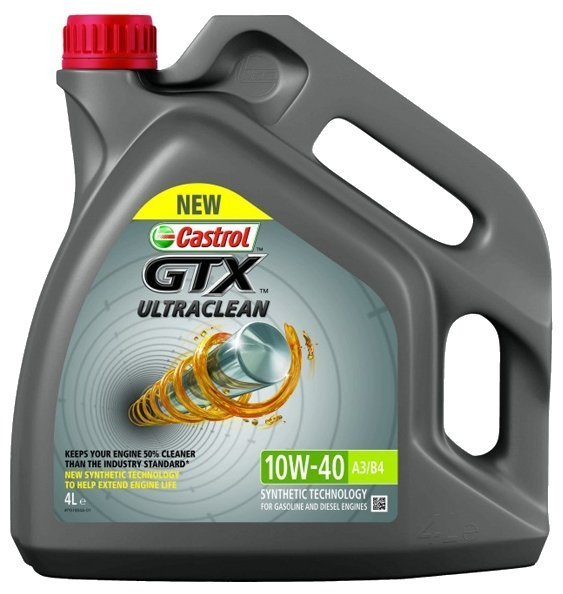 Отзывы Castrol GTX Ultraclean 10W-40 4 л