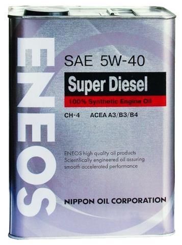 Отзывы ENEOS Super Diesel CH-4 5W-40 4 л