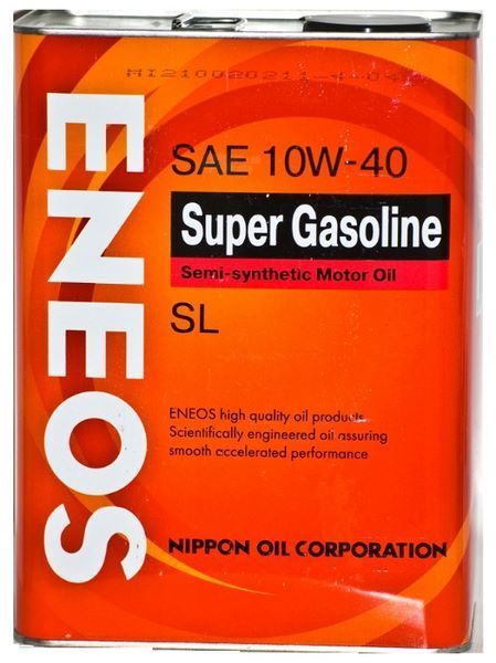 Отзывы ENEOS Super Gasoline SL 10W-40 4 л