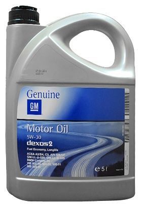 Отзывы General Motors Dexos2 Longlife 5W30 5 л