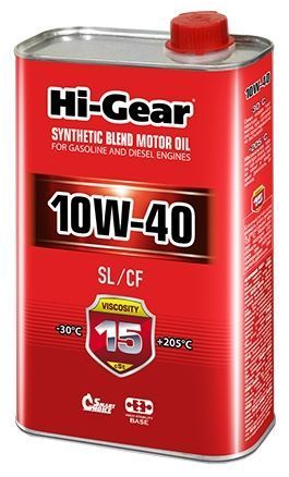 Отзывы Hi-Gear 10W-40 SL/CF 1 л