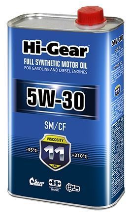 Отзывы Hi-Gear 5W-30 SM/CF 1 л