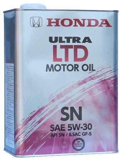 Отзывы Honda Ultra LTD 5W30 SN 4 л