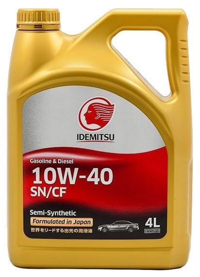 Отзывы Idemitsu 10W-40 SN/СF 4 л