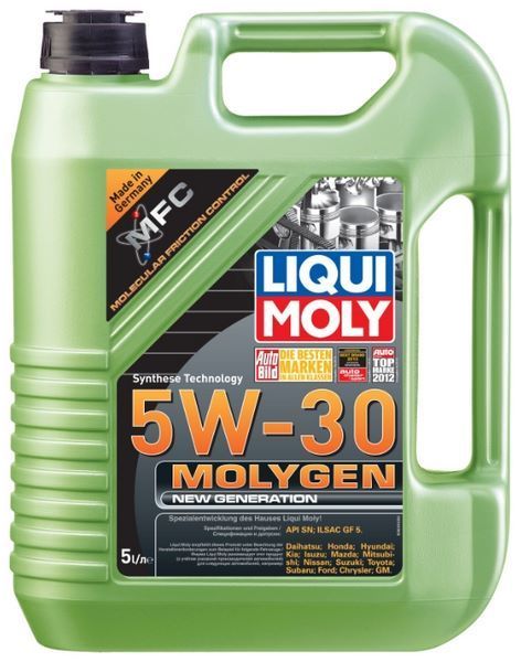 Отзывы LIQUI MOLY Molygen New Generation 5W-30 5 л