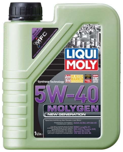 Отзывы LIQUI MOLY Molygen New Generation 5W-40 1 л