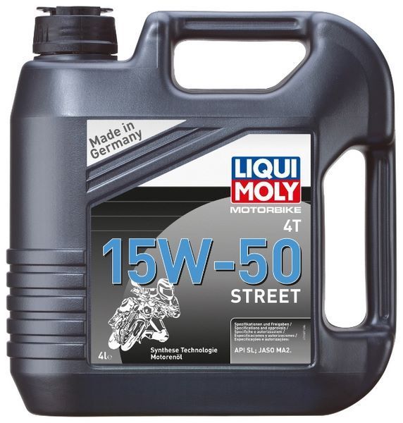 Отзывы LIQUI MOLY Motorbike 4T 15W-50 Street 4 л