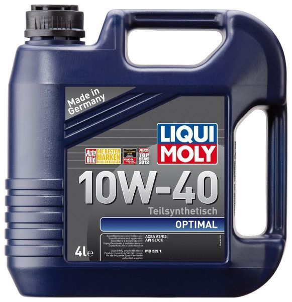 Отзывы LIQUI MOLY Optimal 10W-40 4 л