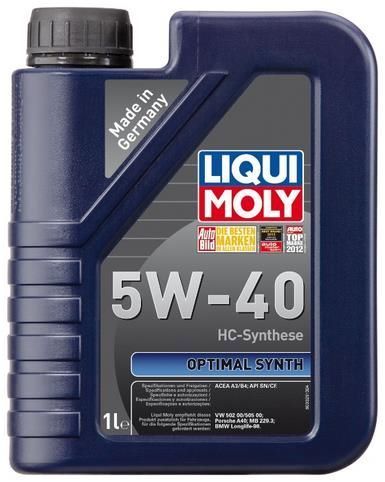 Отзывы LIQUI MOLY Optimal Synth 5W-40 1 л