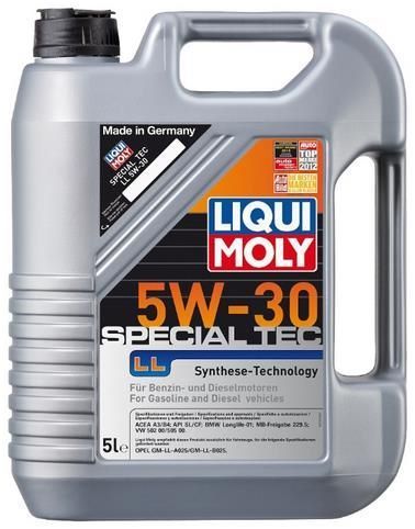 Отзывы LIQUI MOLY Special Tec LL 5W-30 5 л