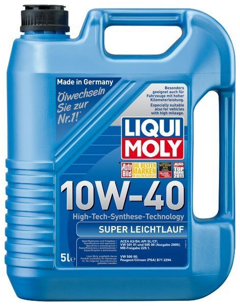 Отзывы LIQUI MOLY Super Leichtlauf 10W-40 5 л