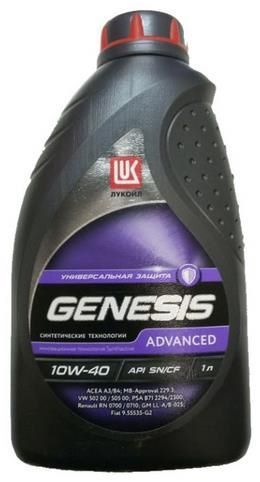 Отзывы Лукойл Genesis Advanced 10W-40 1 л