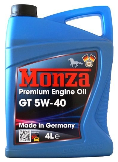 Отзывы MONZA GT 5W-40 4 л