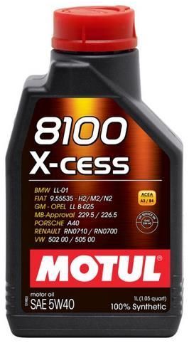 Отзывы Motul 8100 X-cess 5W40 1 л