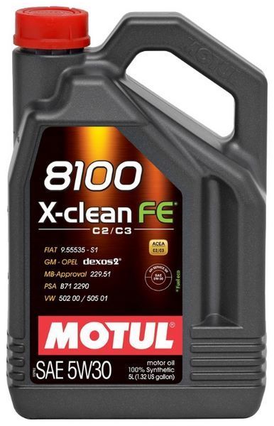 Отзывы Motul 8100 X-clean FE 5W30 5 л