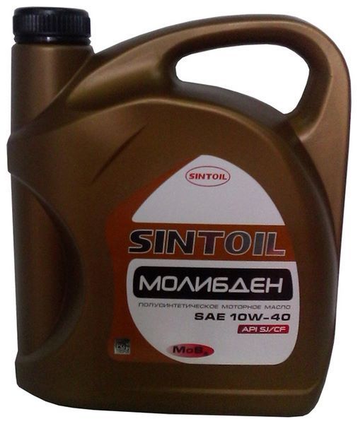 Отзывы SINTOIL Молибден 10W-40 4 л