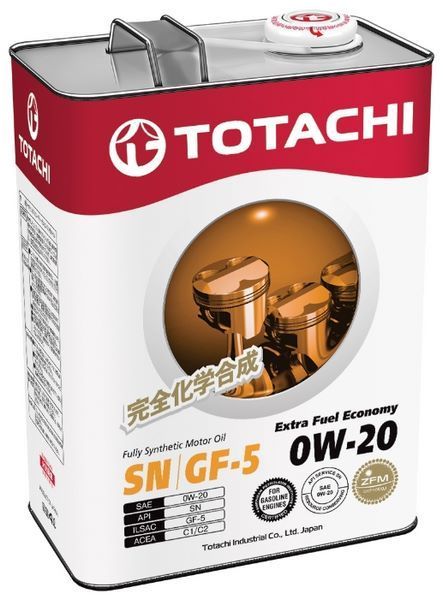 Отзывы TOTACHI Extra Fuel Economy 0W-20 4 л