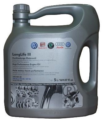 Отзывы Volkswagen LongLife III 5W-30 5 л