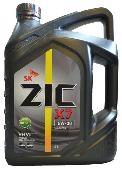 Отзывы ZIC X7 DIESEL 5W-30 6 л