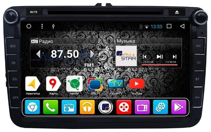 Отзывы Daystar DS-7080HD Volkswagen 6.2″ ANDROID 7
