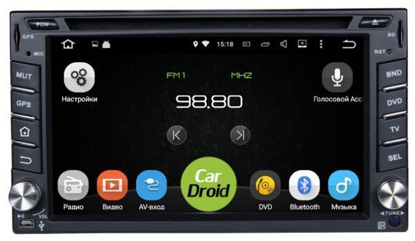 Отзывы ROXIMO CarDroid RD-1002 2DIN Универсальная 6.2