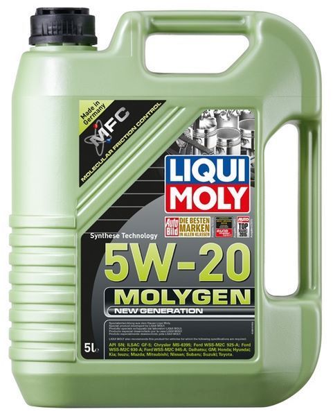 Отзывы LIQUI MOLY Molygen New Generation 5W-20 5 л