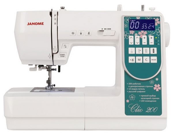 Отзывы Janome Clio 200