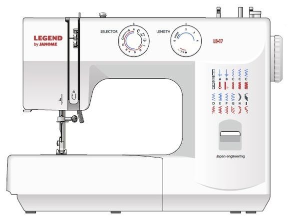 Отзывы Janome Legend LE-17