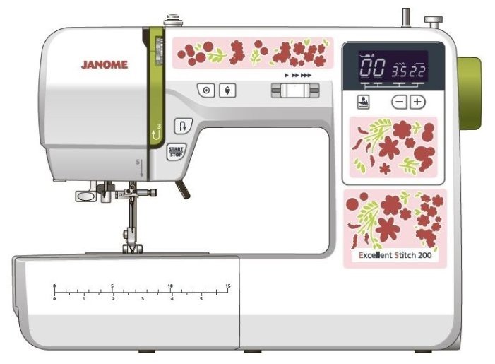 Отзывы Janome Excellent Stitch 200 (ES 200)