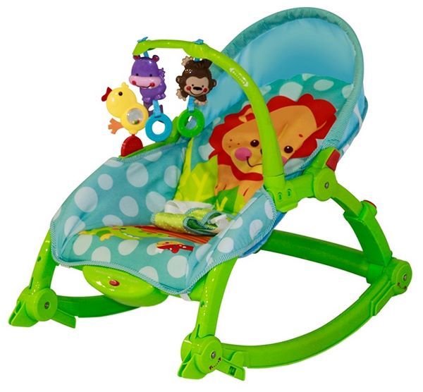 Fisher price переносное кресло качели друзья из тропического леса ccn92