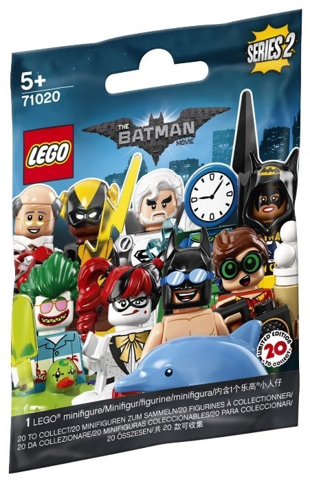 Отзывы LEGO Collectable Minifigures 71020 Бэтмен: Серия 2