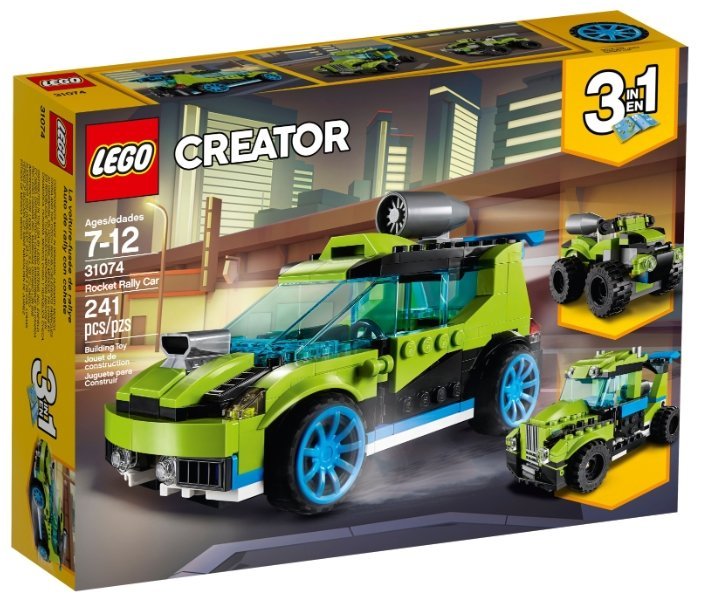 Отзывы LEGO Creator 31074 Суперскоростной раллийный автомобиль