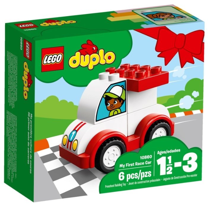 Отзывы LEGO Duplo 10860 Мой первый гоночный автомобиль