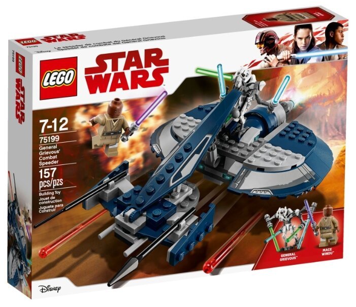 Отзывы LEGO Star Wars 75199 Боевой спидер генерала Гривуса