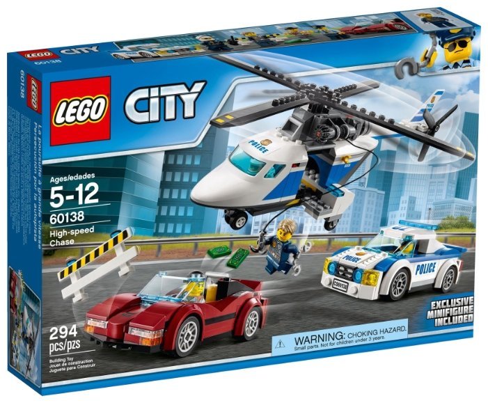 Отзывы LEGO City 60138 Стремительная погоня