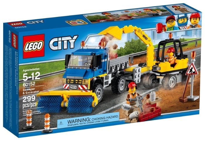 Отзывы LEGO City 60152 Уборочная техника