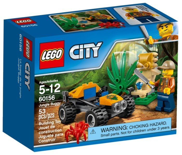 Отзывы LEGO City 60156 Багги для поездок по джунглям