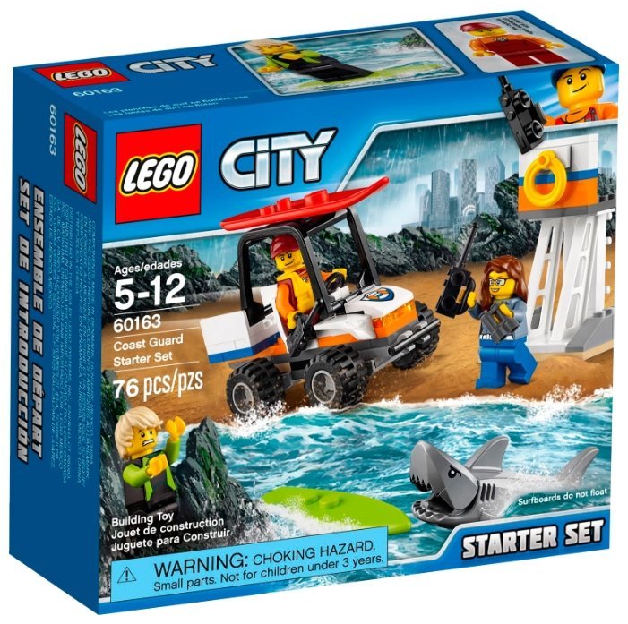 Отзывы LEGO City 60163 Набор для начинающих береговых охранников