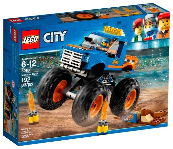 Отзывы LEGO City 60180 Монстрогрузовик