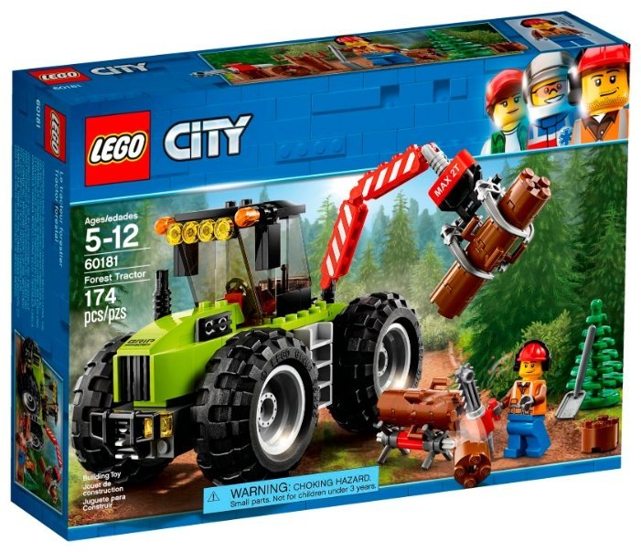 Отзывы LEGO City 60181 Лесной трактор