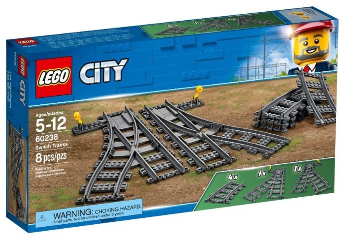 Отзывы LEGO City 60238 Рельсы и стрелки