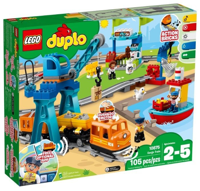 Отзывы LEGO Duplo 10875 Грузовой поезд