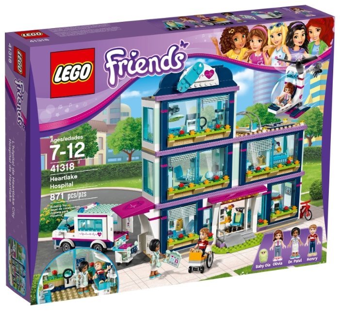 Отзывы LEGO Friends 41318 Госпиталь Хартлейк-сити