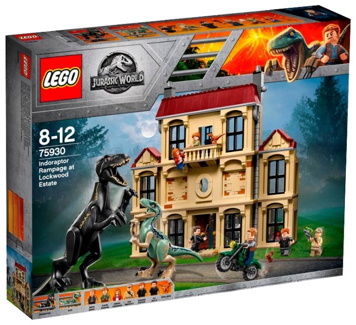 Отзывы LEGO Jurassic World 75930 Нападение Индораптора в поместье Локвуд