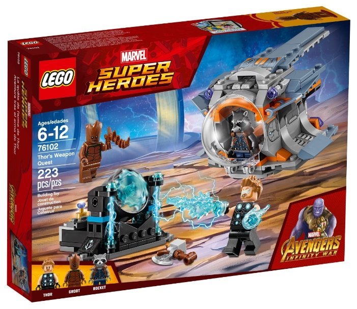 Отзывы LEGO Marvel Super Heroes 76102 В поисках оружия Тора