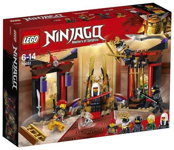 Отзывы LEGO Ninjago 70651 Решающий бой в тронном зале