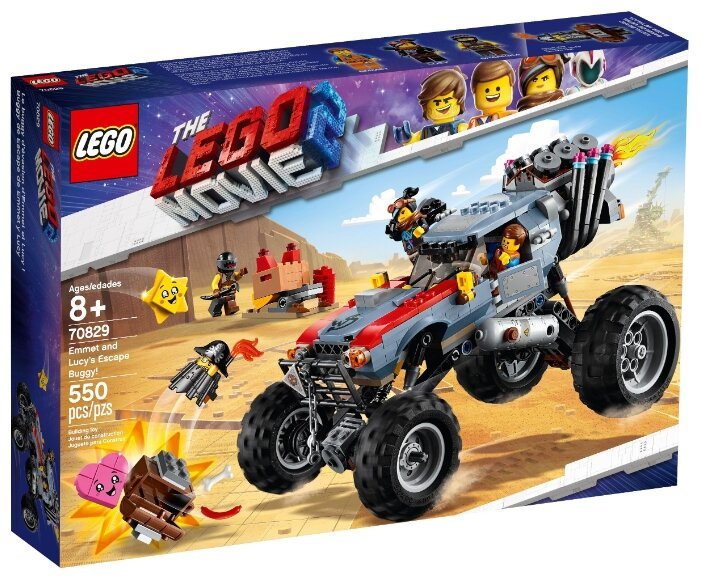 Отзывы LEGO The LEGO Movie 70829 Побег Эммета и Дикарки на багги