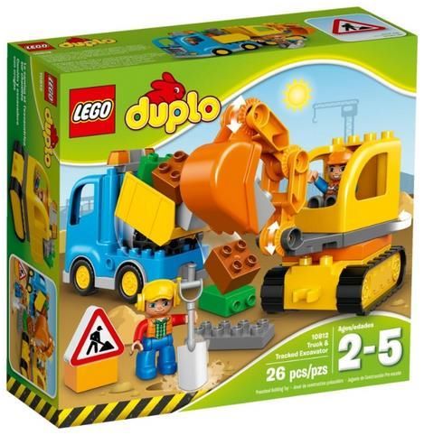 Отзывы LEGO Duplo 10812 Грузовик и гусеничный экскаватор