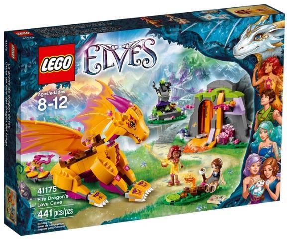 Отзывы LEGO Elves 41175 Пещера с лавой дракона Огня